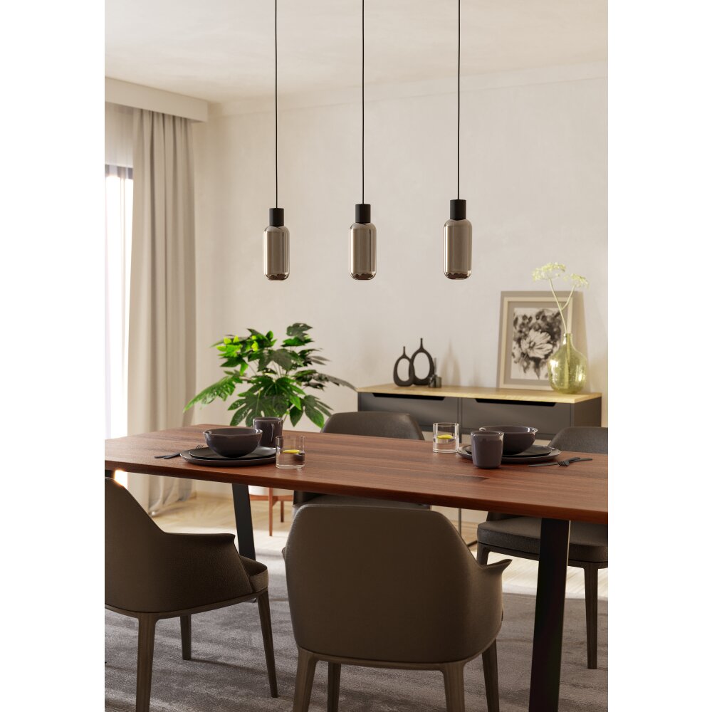 EGLO MAIONE Hängeleuchte Schwarz main product photo
