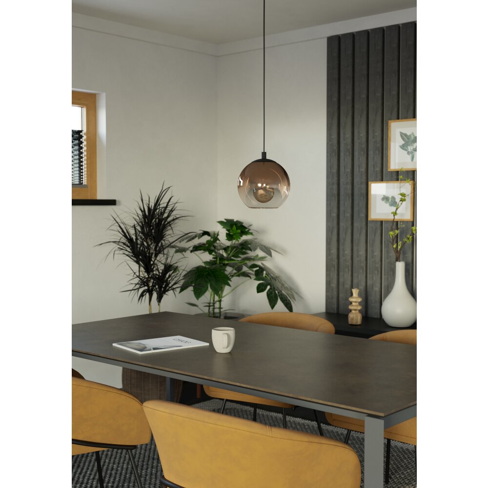 EGLO ARISCANI 1 Hängeleuchte Schwarz main product photo