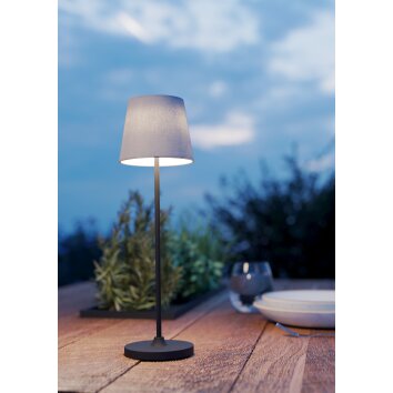 EGLO LEONERO Tischleuchte LED Schwarz, Fernbedienung