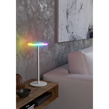 EGLO TREPELLA Tischleuchte LED Weiß, Fernbedienung, Farbwechsler