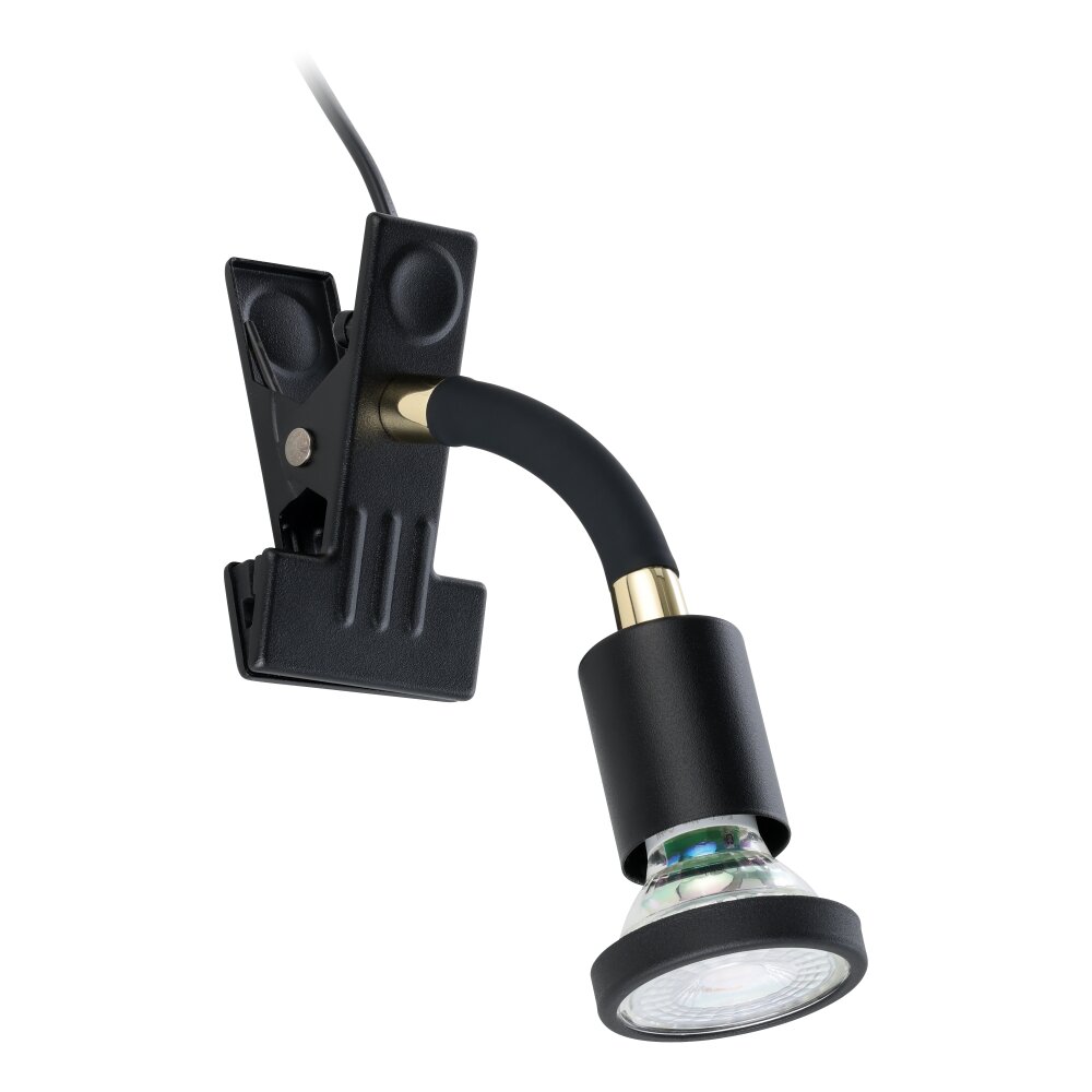 EGLO PARRINI 1 Klemmleuchte LED Messing, Schwarz main product photo
