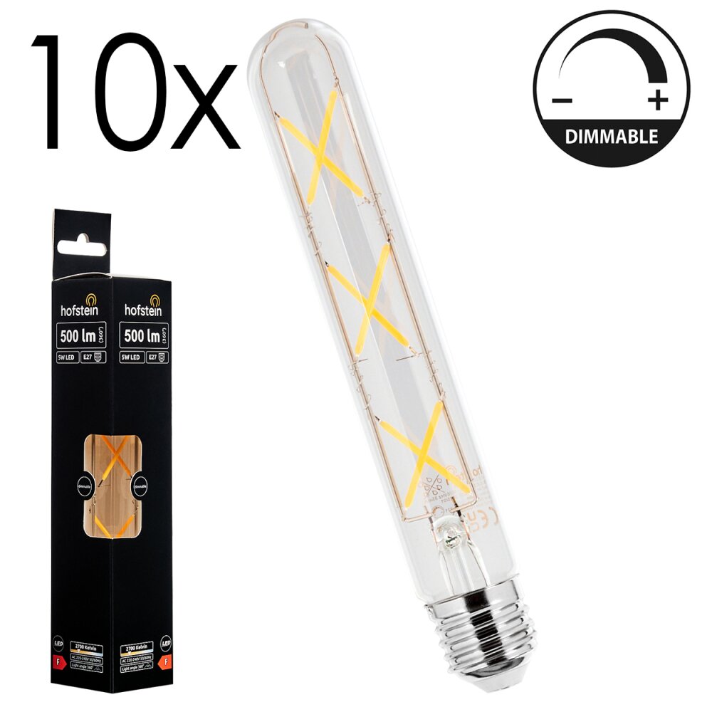 LED E27 10er Set 5 Watt 2700 Kelvin 500 Lumen main product photo
