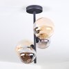 Chehalis Deckenleuchte Glas 12 cm, 15 cm Bernsteinfarben, Rauchfarben, 4-flammig