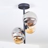 Chehalis Deckenleuchte Glas 12 cm, 15 cm Bernsteinfarben, Rauchfarben, 4-flammig