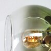 Koyoto Deckenleuchte Glas 15 cm Gold, Schwarz, 3-flammig