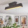 Tarin Deckenleuchte LED Schwarz, 1-flammig, Farbwechsler