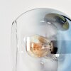 Koyoto Stehleuchte Glas 15 cm Blau, Gold, Grün, Klar, Rauchfarben, 5-flammig