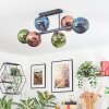 Koyoto Deckenleuchte Glas 15 cm Blau, Grün, Kupferfarben, 6-flammig