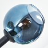 Koyoto Deckenleuchte Glas 15 cm Blau, Grün, Kupferfarben, 6-flammig