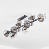 Koyoto Deckenleuchte Glas 15 cm Klar, Rauchfarben, 10-flammig