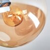 Gastor Deckenleuchte Glas 15 cm Bernsteinfarben, 4-flammig