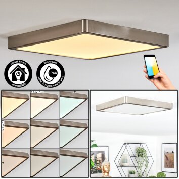 Finsrud Deckenpanel LED Nickel-Matt, 1-flammig Finsrud Deckenpanel LED Nickel-Matt, 1-flammig