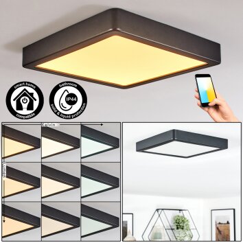 Finsrud Deckenpanel LED Schwarz, 1-flammig Finsrud Deckenpanel LED Schwarz, 1-flammig