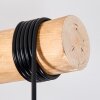 Ripoll Hängeleuchte Glas 15 cm Naturfarben, Schwarz, 4-flammig