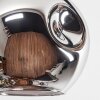 Ripoll Deckenleuchte Glas 15 cm Chrom, Rauchfarben, 10-flammig
