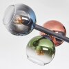 Koyoto Deckenleuchte Glas 15 cm Blau, Grün, Klar, Kupferfarben, 10-flammig