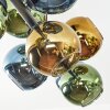 Koyoto Deckenleuchte Glas 15 cm Blau, Gold, Grün, 10-flammig