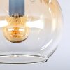 Koyoto Deckenleuchte Glas 15 cm Bernsteinfarben, Klar, 3-flammig