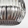 Ripoll Deckenleuchte Glas 15 cm Gold, Schwarz, 3-flammig