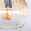 Koyoto Deckenleuchte Glas 15 cm Bernsteinfarben, Klar, 3-flammig