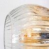 Ripoll Deckenleuchte Glas 15 cm Bernsteinfarben, Klar, Rauchfarben, 3-flammig