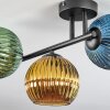Koyoto Deckenleuchte Glas 15 cm Blau, Gold, Grün, 3-flammig