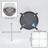 Koyoto Deckenleuchte Glas 15 cm Klar, Rauchfarben, 4-flammig