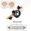 Chehalis Deckenleuchte Glas 10 cm, 12 cm Gold, Schwarz, 3-flammig