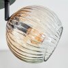 Ripoll Deckenleuchte Glas 15 cm Bernsteinfarben, Klar, 4-flammig