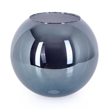 Lampenschirm aus Glas Koyoto Ersatzglas 30 cm Blau