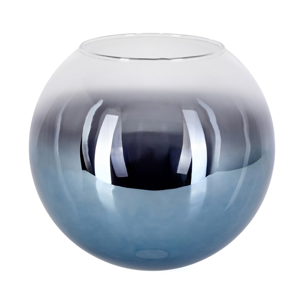 Glaslampenschirm Koyoto Ersatzglas 30 cm Blau, Klar main product photo