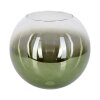 Glaslampenschirm Koyoto Ersatzglas 30 cm Grün, Klar