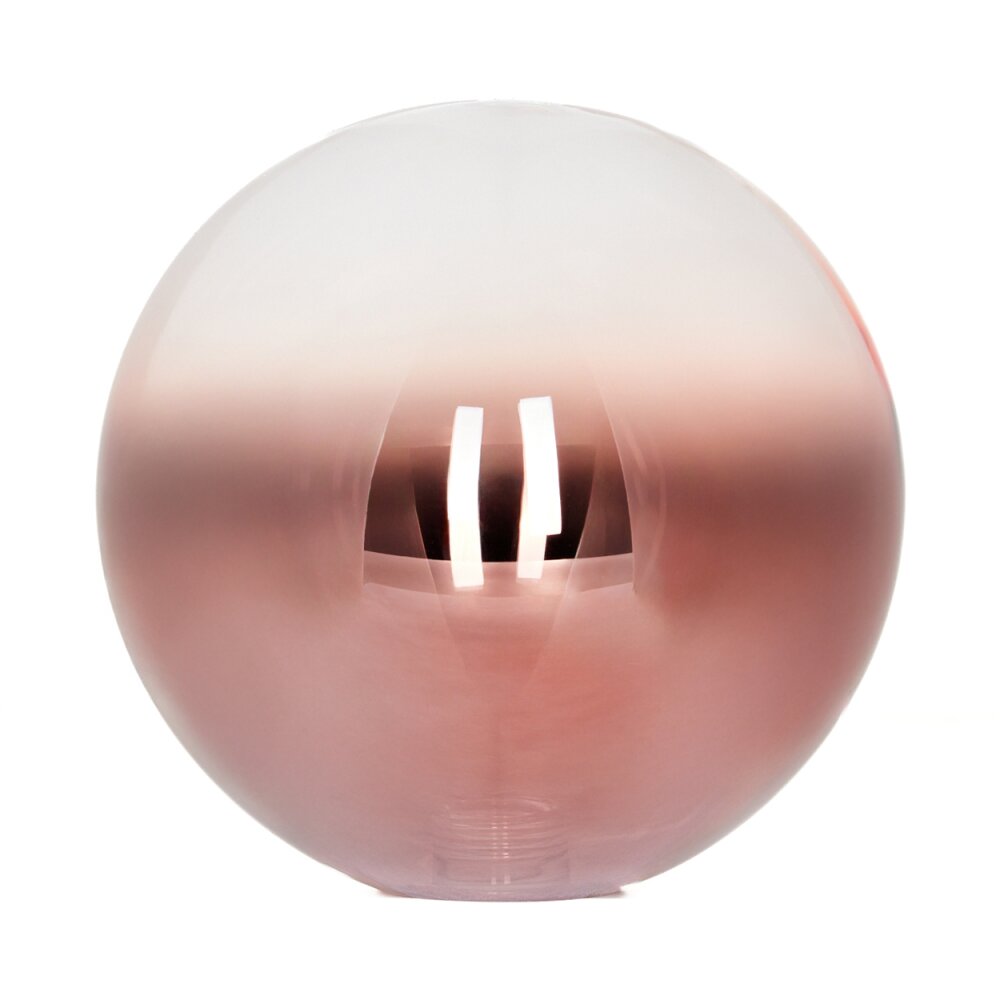 Lampenschirm aus Glas Bernado Ersatzglas 15 cm Klar, Kupferfarben main product photo