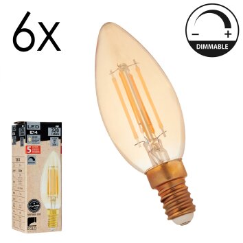 LED E14 6er Set 4 Watt 2200 Kelvin 320 Lumen