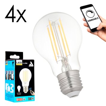 LED E27 4er Set 6 Watt 2700 Kelvin 806 Lumen