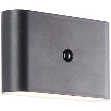 Brilliant Xino Außenwandleuchte LED Schwarz, 1-flammig