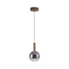 Paul Neuhaus BOWL Pendelleuchte LED Braun, 1-flammig