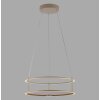 Paul Neuhaus CONTURA Pendelleuchte LED Sandfarben, 2-flammig
