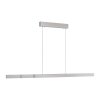 Paul Neuhaus Adriana Square Pendelleuchte LED Silber, 6-flammig