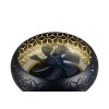 Reality Bidar Deckenventilator mit Beleuchtung Schwarz-Gold, 3-flammig, Fernbedienung
