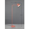 Trio Cosima Stehlampe Orange, 1-flammig