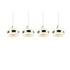 Trio Dios Pendelleuchte LED Nickel-Matt, 4-flammig
