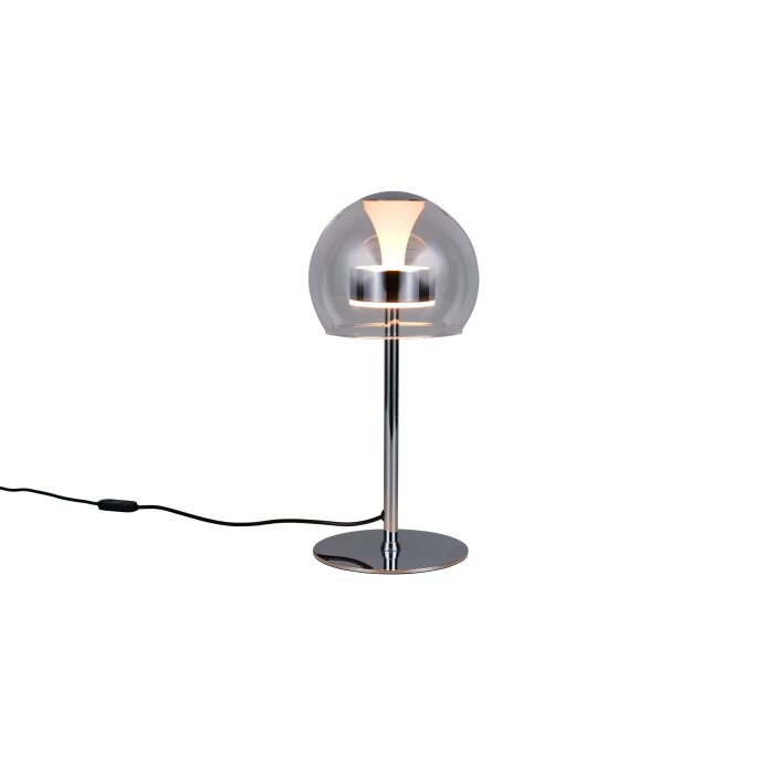 Pilz Look Trio Flynt Tischleuchte LED Chrom, 1-flammig