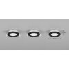 Trio Himal Einbauleuchte LED Schwarz, 3-flammig