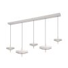 Trio KEATON Pendelleuchte LED Grau, 1-flammig