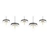 Trio KEATON Pendelleuchte LED Schwarz-Gold, 1-flammig