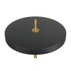 Trio KEATON Stehlampe LED Schwarz-Gold, 1-flammig