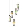 Trio Minerva Pendelleuchte LED Bunt, 5-flammig
