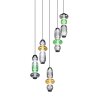 Trio Minerva Pendelleuchte LED Bunt, 5-flammig