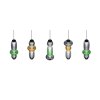 Trio Minerva Pendelleuchte LED Bunt, 5-flammig